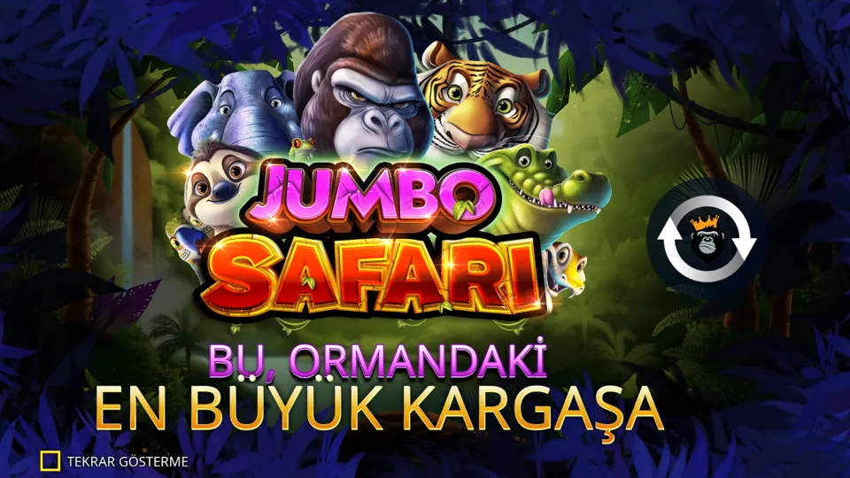 Jumbo Safari oyununun sağlayıcı tanıtım ekranı, 2. görsel