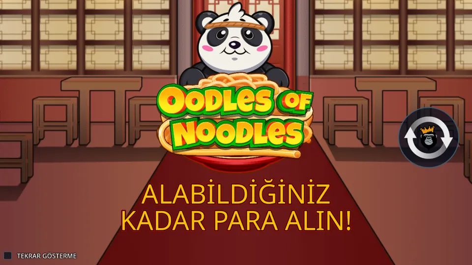Oodles of Noodles oyununun sağlayıcı tanıtım ekranı, 1. görsel