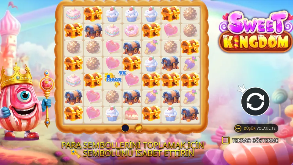Sweet Kingdom oyununun sağlayıcı tanıtım ekranı, 1. görsel