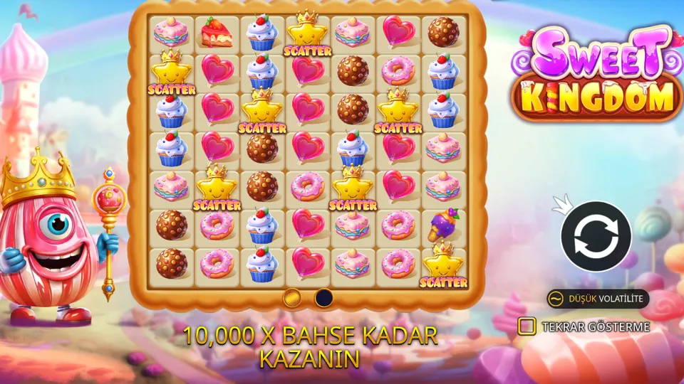 Sweet Kingdom oyununun sağlayıcı tanıtım ekranı, 2. görsel