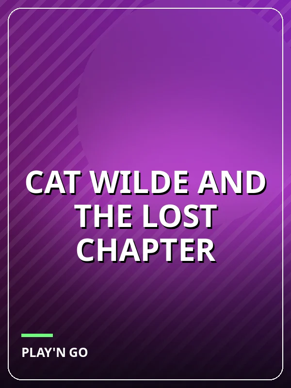 Cat Wilde and the Lost Chapter