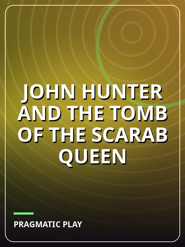 John Hunter and the Tomb of the Scarab Queen