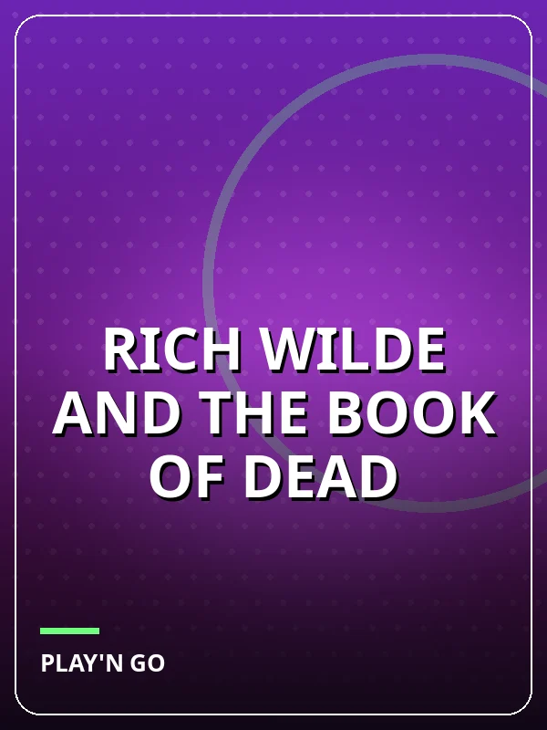 Rich Wilde and the Book of Dead