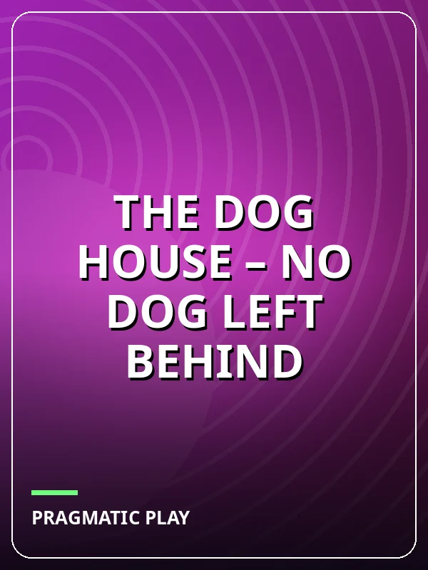 The Dog House – No Dog Left Behind