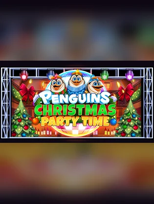 Penguins Christmas Party Time